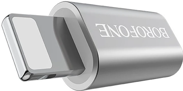 Перехідник Borofone BV5 adapter Micro-USB to Lightning converter OTG support - Фото 1 Перехідник Borofone BV5 adapter Micro-USB to Lightning converter OTG support - зображення 1