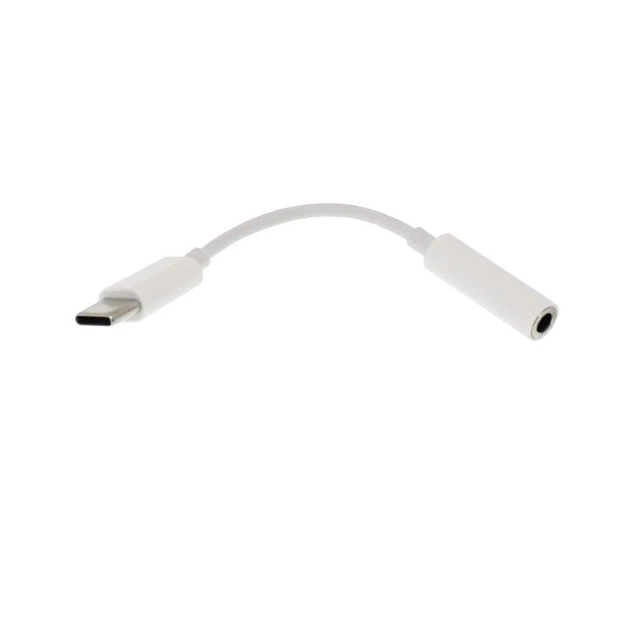 Аудіо перехідник USB-c to Headphone Jack JH-007 Type-C to 3.5 мм White - Фото 4 Аудіо перехідник USB-c to Headphone Jack JH-007 Type-C to 3.5 мм White - зображення 4