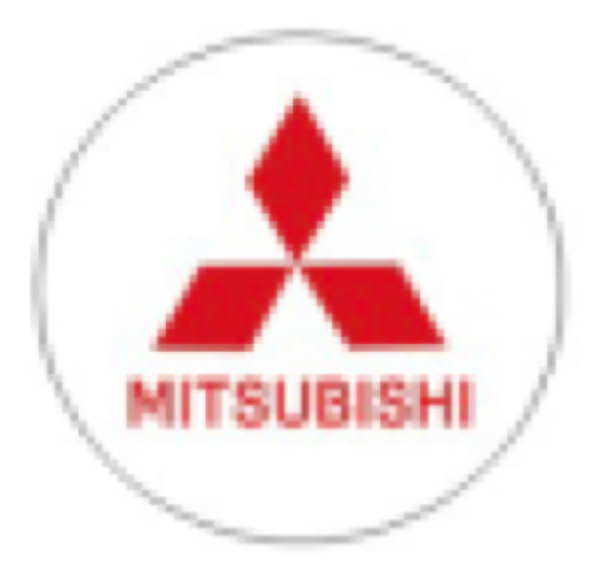 Захисні ковпачки на ніпеля MITSUBISHI (Мітсубісі) CountryMan 4 шт Білий фон Червоний лого Чорний - зображення 2