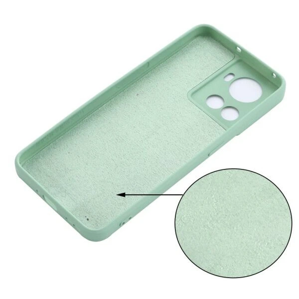 Силиконовый (TPU) чехол Deexe Silicone Case для OnePlus Ace / 10R - Green - изображение 6