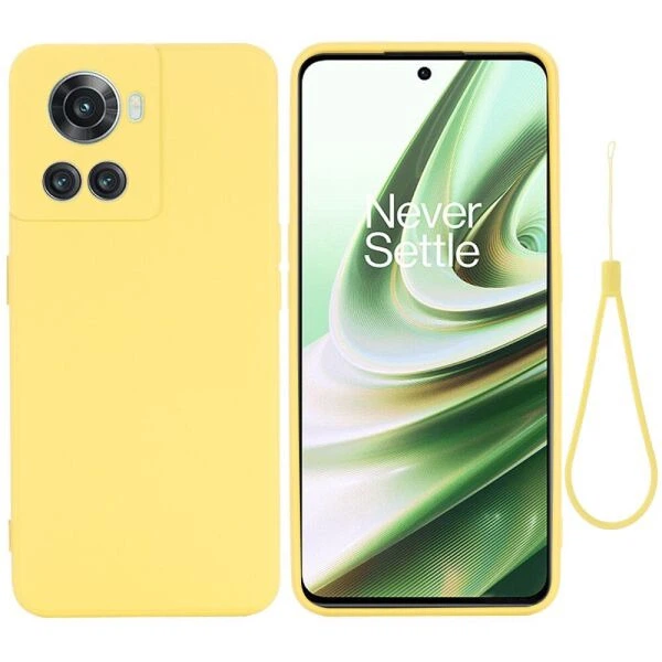 Силиконовый (TPU) чехол Deexe Silicone Case для OnePlus Ace / 10R - Yellow - Фото 1 Силиконовый (TPU) чехол Deexe Silicone Case для OnePlus Ace / 10R - Yellow - изображение 1