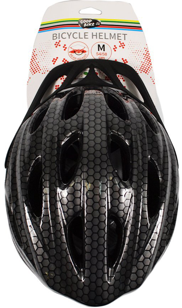 Велошолом Good Bike M 56 - 58 см Чорний (88854/3-IS) - зображення 6