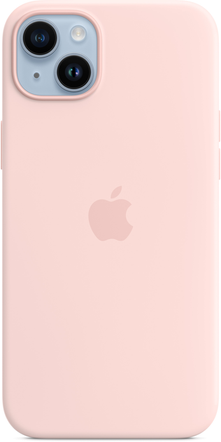 Акция на Панель Apple MagSafe Silicone Case для Apple iPhone 14 Plus Chalk Pink (MPT73ZE/A) от Rozetka