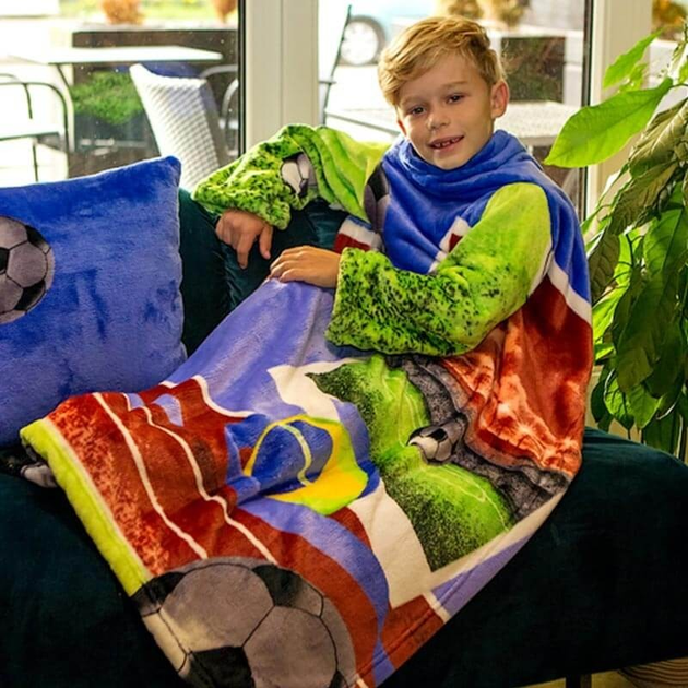 Плед с рукавами из микрофибры детский Kids "Футбол" – фото, отзывы ...