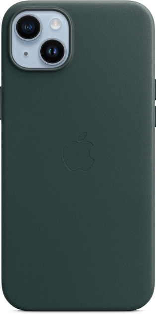 Акция на Панель Apple MagSafe Leather Case для Apple iPhone 14 Plus Forest Green (MPPA3ZE/A) от Rozetka