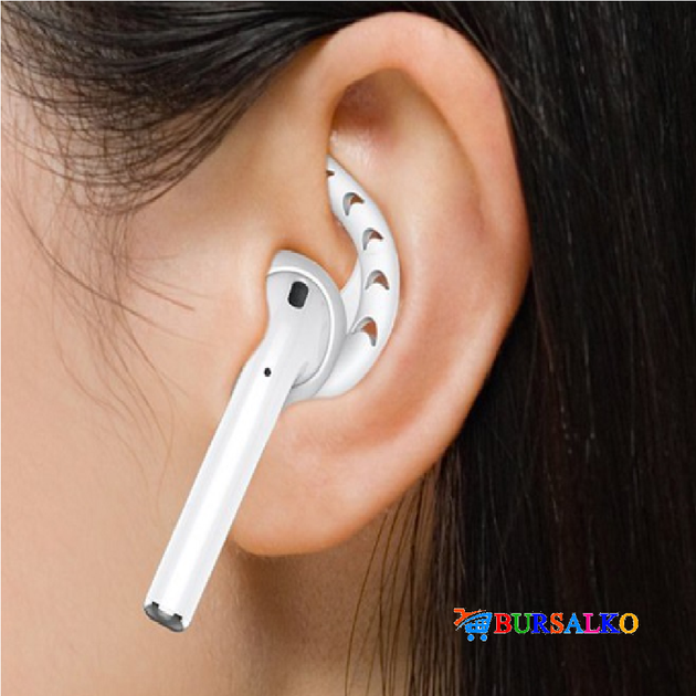 Амбушюры для наушников Silicon Case Airpods силиконовые накладки со шнурком от выпадения при занятиях спортом (80013BS) - Фото 6 Амбушюры для наушников Silicon Case Airpods силиконовые накладки со шнурком от выпадения при занятиях спортом (80013BS) - изображение 6