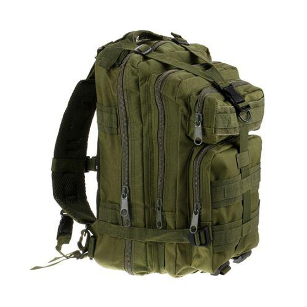 Тактичний військовий штурмовий рюкзак Molle Assault 20L olive - зображення 1