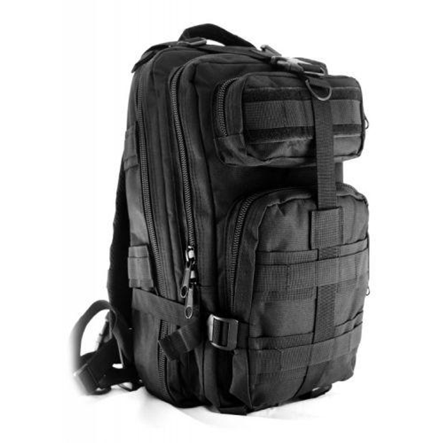 Туристический рюкзак для охоты, рыбалки, походов Molle Assault 20L Black, прочный - изображение 1