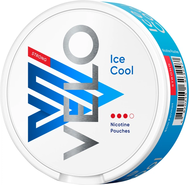 Безтабачные никотиновые подушечки Velo Ice Cool Strong (4820215623247) - Фото 1 Безтабачные никотиновые подушечки Velo Ice Cool Strong (4820215623247) - изображение 1