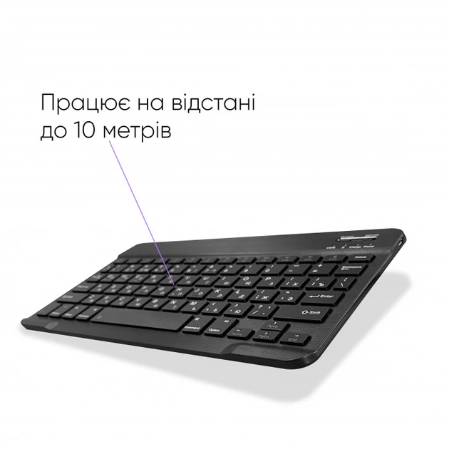 Бездротова клавіатура AIRON Easy Tap Bluetooth - зображення 7