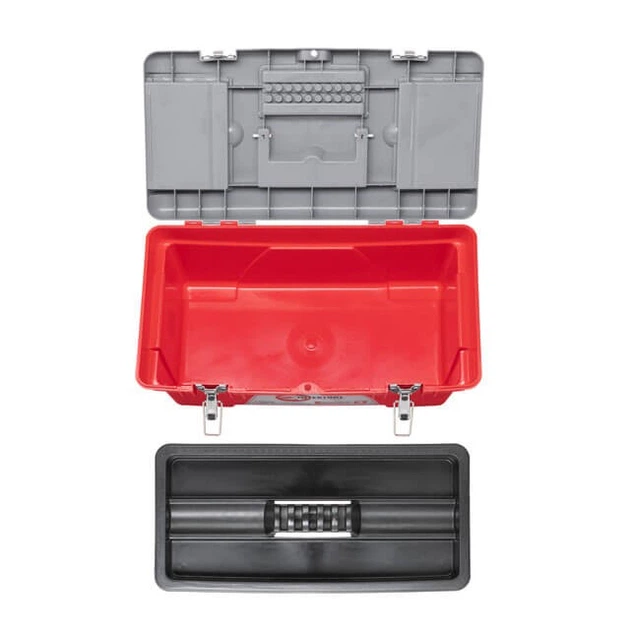 Ящик для инструментов с металлическими замками 18" 480*250*230 мм INTERTOOL BX-0518 - Фото 5 Ящик для инструментов с металлическими замками 18" 480*250*230 мм INTERTOOL BX-0518 - изображение 5