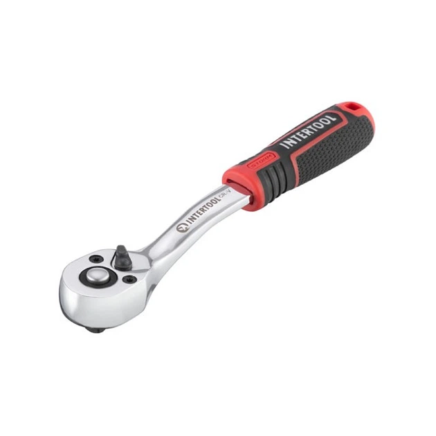 Рукоятка з храповим механізмом 72 зуба, 1/4", Cr-V STORM INTERTOOL ET-8001 - Фото 1 Рукоятка з храповим механізмом 72 зуба, 1/4", Cr-V STORM INTERTOOL ET-8001 - изображение 1