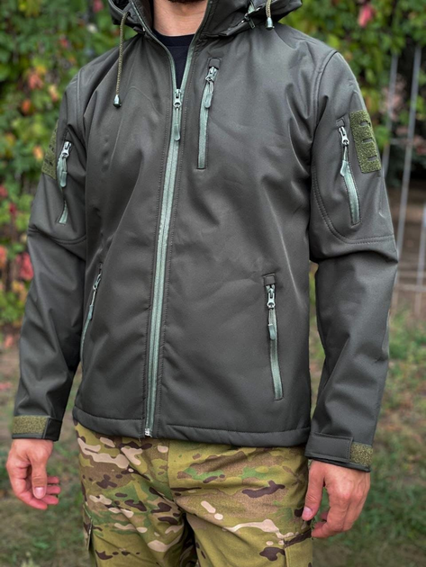 Куртка військова SoftShell L Олива - изображение 1