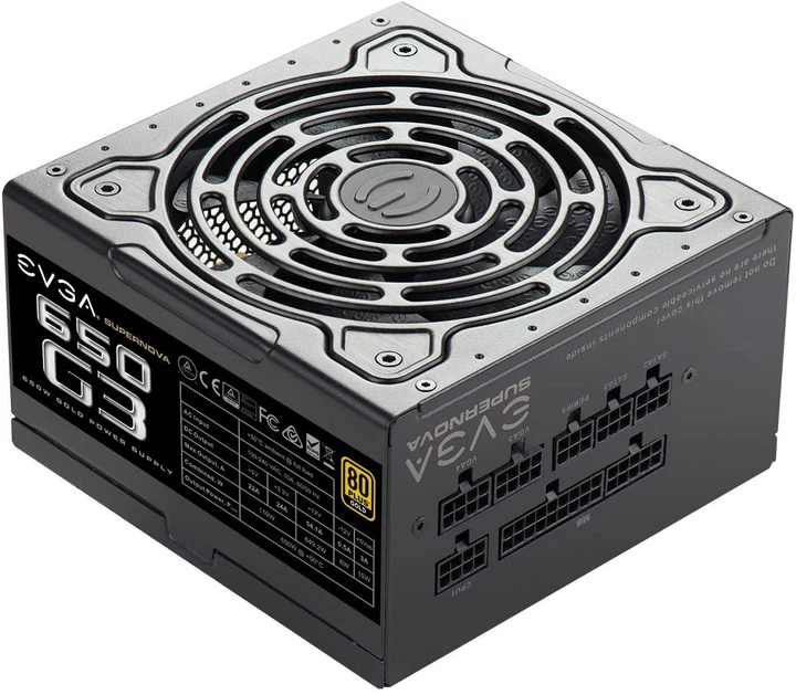 Блок питания EVGA SuperNova 650 G3 220-G3-0650-Y1, 80+ GOLD 650W, Fully Modular, ECO Mode - изображение 2