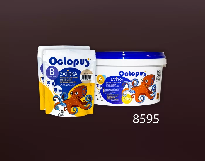 Затирка для плитки и мозаики Octopus Zatirka цвет 8595 эпоксидная 2,5 кг - изображение 2