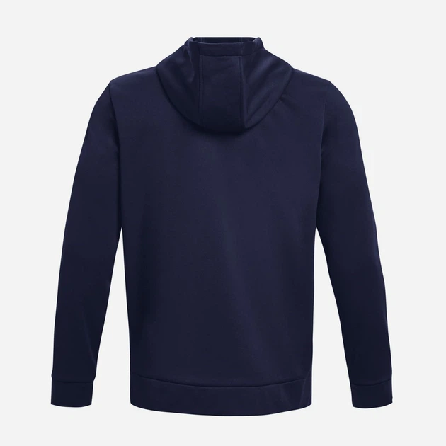 Толстовка на молнии мужская Under Armour Fleece Fz Hoodie 1373357-410 M Синяя (195253823312) - изображение 6
