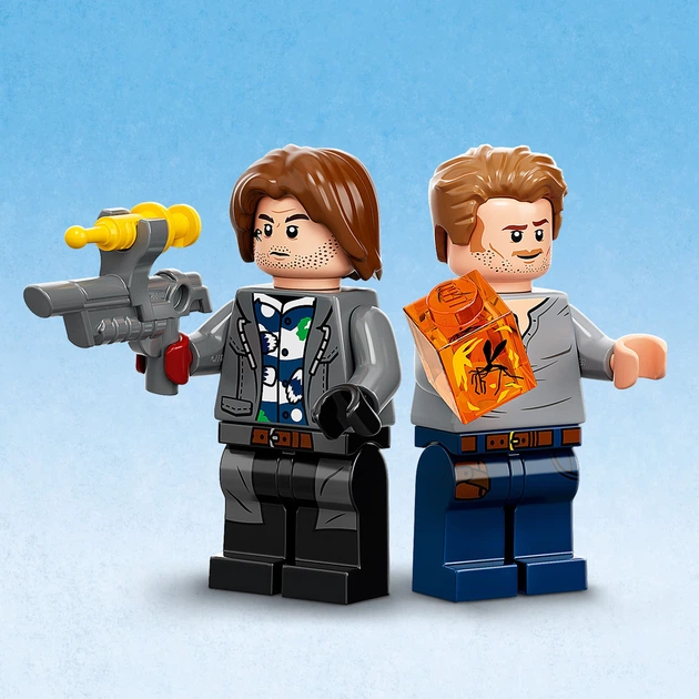 Zestaw klocków LEGO Jurassic World Atrociraptor: pościg na motocyklu 169 elementów (76945) - Zdjęcie 6 Zestaw klocków LEGO Jurassic World Atrociraptor: pościg na motocyklu 169 elementów (76945) - obraz 6