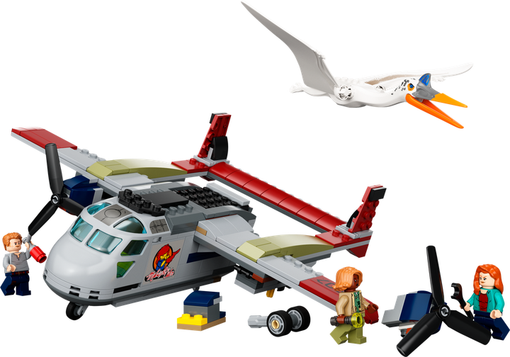 Zestaw klocków LEGO Jurassic World Kecalkoatl: zasadzka z samolotem 306 elementów (76947) - obraz 9