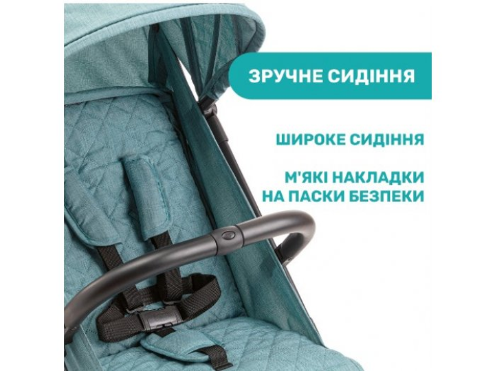 Прогулочная коляска Trolleyme Stroller, Chicco (бирюзовая), 79865.84 - изображение 5