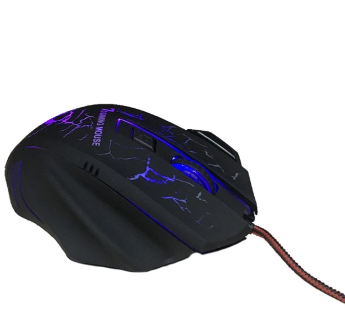 Ігрова мишка GAMING MOUSE X7 - провідна миша з LED з