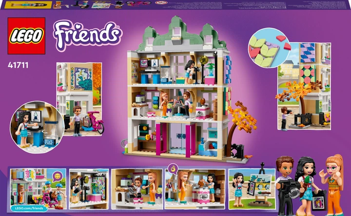 Zestaw klocków LEGO Friends Szkoła artystyczna Emmy 844 elementów (41711) - obraz 10