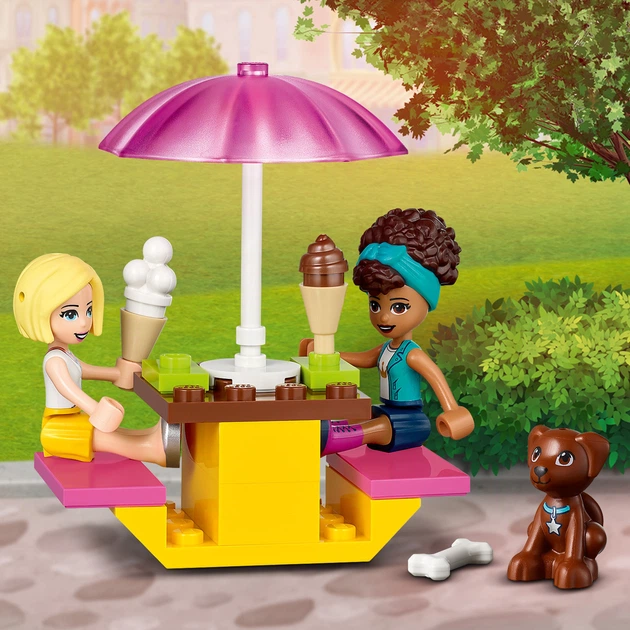 Zestaw klocków LEGO Friends Furgonetka z lodami 84 elementy (41715) - obraz 6