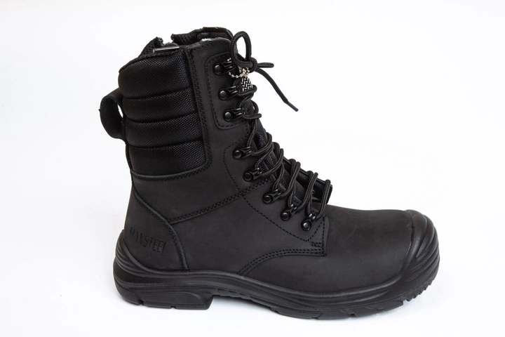 Берці тактичні. Чоловічі бойові черевики з водостійкою мебраною Мaxsteel Waterproof Black 48 (318мм) чорні - зображення 2