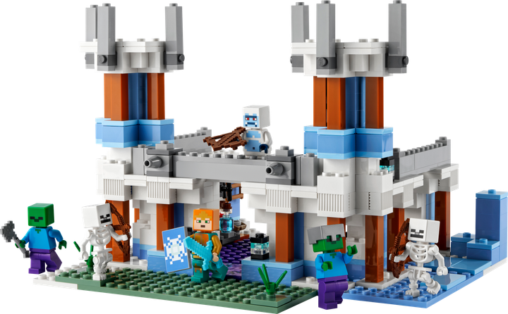Zestaw klocków LEGO Minecraft Lodowy zamek 499 elementów (21186) - obraz 9