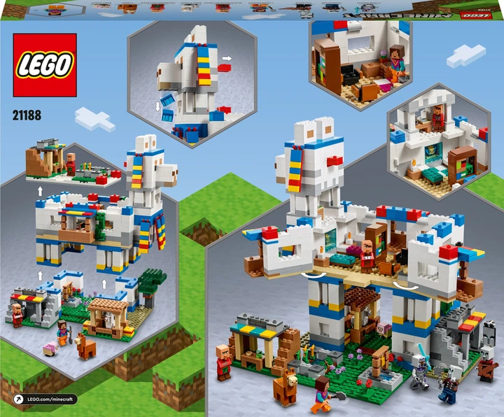 Конструктор LEGO Minecraft Село лами 1252 деталей (21188) - зображення 9