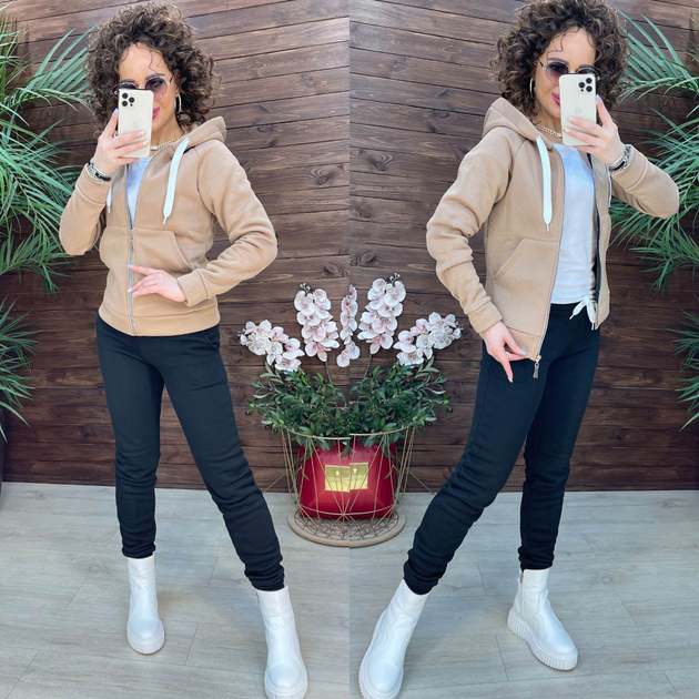 Fashions • Спортивныи костюм женскии "June" Fashions 52 бежевый (408 ...