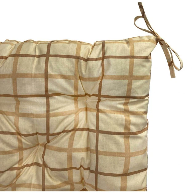 Подушка для стільця Прованс Super 40x40 Бежева (025190) - Фото 3 Подушка для стільця Прованс Super 40x40 Бежева (025190) - зображення 3