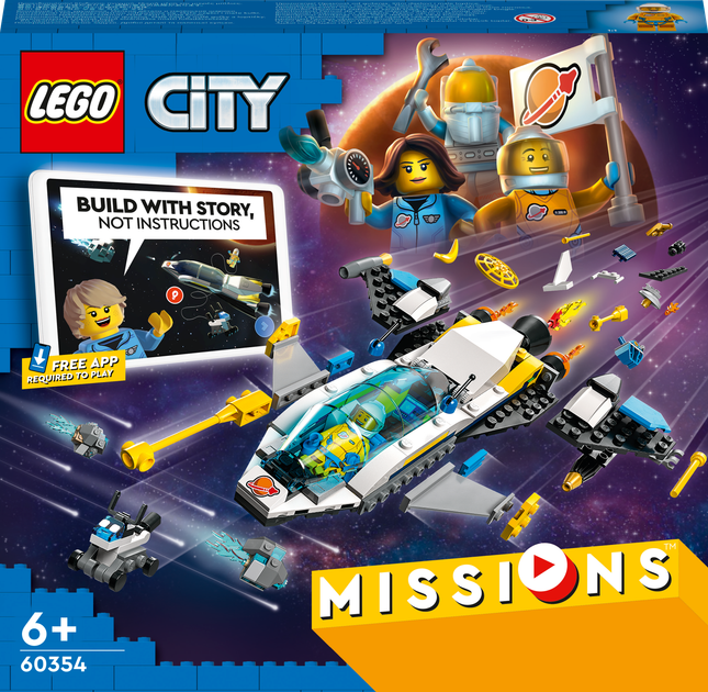 Конструктор LEGO City Missions Космическая миссия для исследования ...