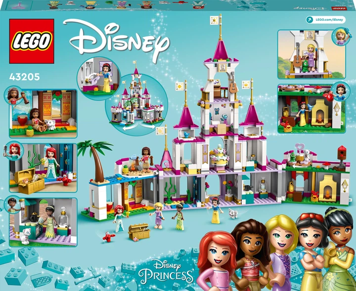 Zestaw klocków LEGO Disney Princess Zamek wspaniałych przygód 698 elementów (43205) - obraz 10