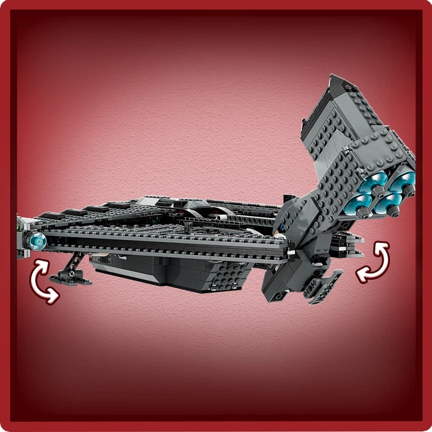 Zestaw klocków LEGO Star Wars The Justifier 1022 elementy (75323) - obraz 7