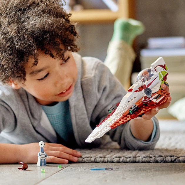 Zestaw klocków LEGO Star Wars Myśliwiec Jedi Obi-Wana Kenobiego 282 elementy (75333) - obraz 3