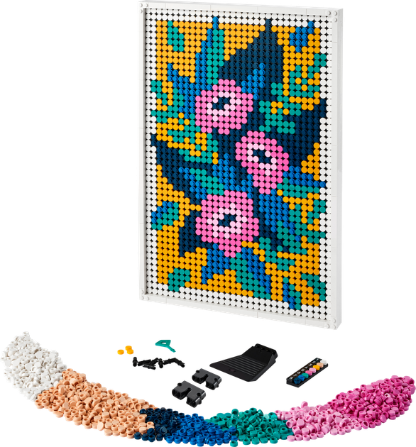 Zestaw klocków LEGO ART Sztuka kwiatowa 2870 elementów (31207) - obraz 9
