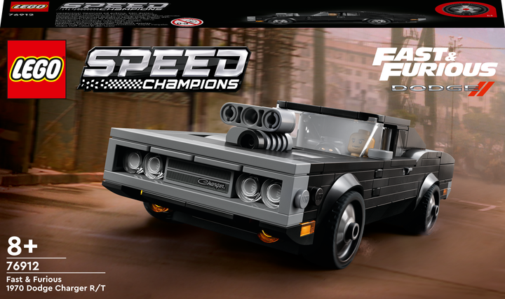 Zestaw klocków LEGO Speed Champions Fast & Furious 1970 Dodge Charger R/T 345 elementów (76912) - Zdjęcie 1 Zestaw klocków LEGO Speed Champions Fast & Furious 1970 Dodge Charger R/T 345 elementów (76912) - obraz 1