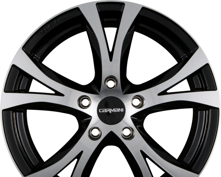 CARMANI CA 9 COMPETE Black Polish (BP) R17 W7.5 PCD5x112 ET35 DIA66.6 ...