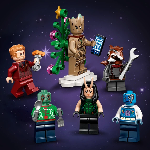 Kalendarz adwentowy LEGO Super Heroes Strażnicy Galaktyki 268 elementów (76231) - Zdjęcie 7 Kalendarz adwentowy LEGO Super Heroes Strażnicy Galaktyki 268 elementów (76231) - obraz 7