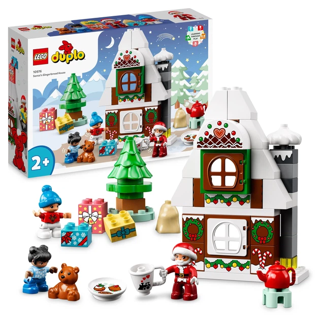 Конструктор LEGO DUPLO Town Пряниковий будиночок Санти 50 деталей (10976) - зображення 2