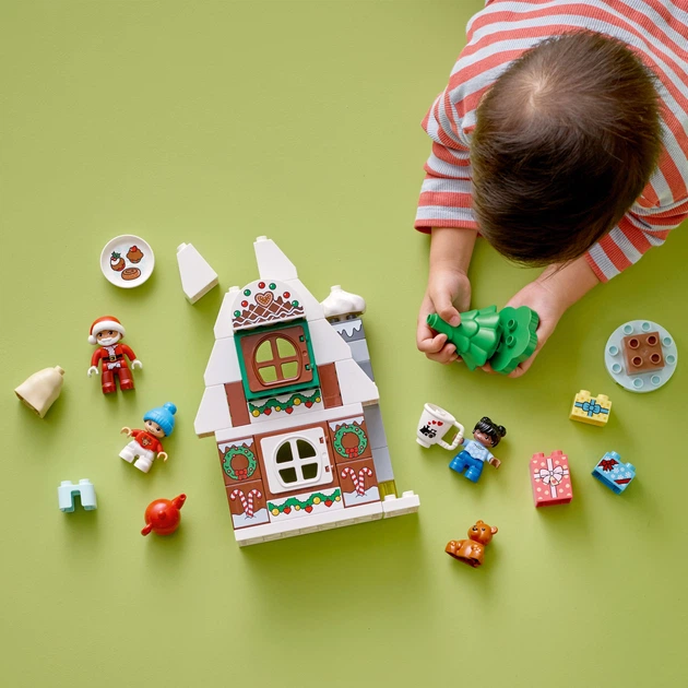 Конструктор LEGO DUPLO Town Пряниковий будиночок Санти 50 деталей (10976) - зображення 5