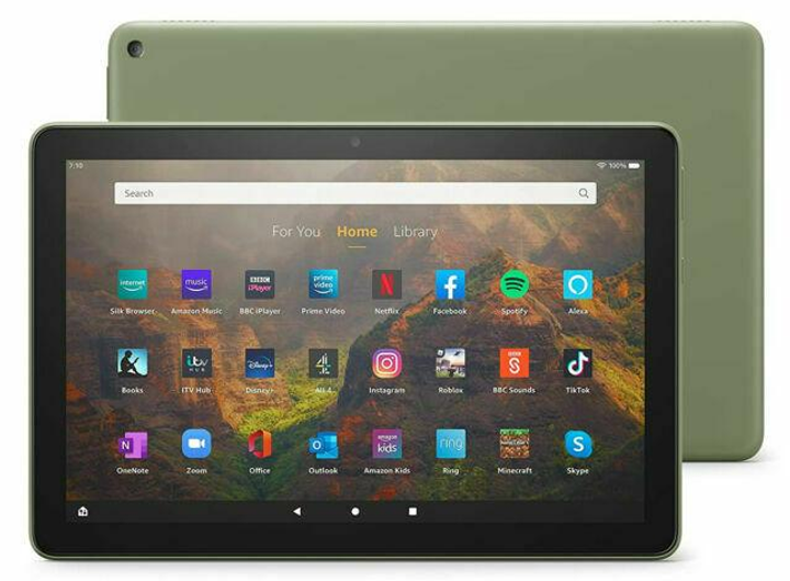 Kindle　Fire　HD 11世代 Kindle (第11世代) Fire HD 10 タブレット ブラック デニム