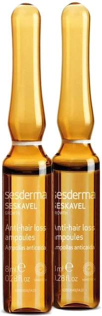 Serum w ampułkach Sesderma Sescavel przeciw wypadaniu włosów 12 szt x 8 ml (8470003407625) - obraz 2