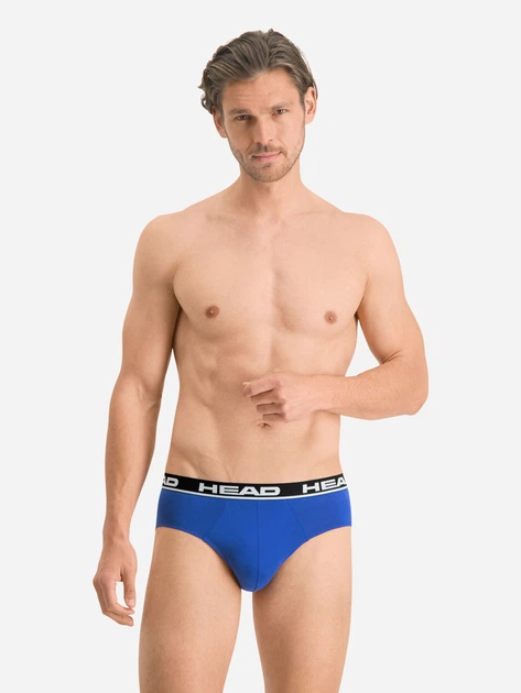 Набір трусів-сліпи чоловічий HEAD Boxer Brief 100001753-001 XL 2 шт Блакитний з чорним (8720245174596) - зображення 3