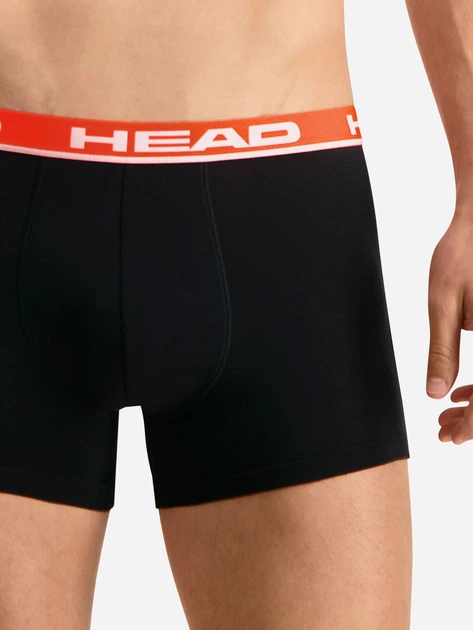 Набор трусов-боксеров мужских HEAD Basic Boxer 701202741-011 M 2 шт Серый/Черный (8720245175043) - изображение 6