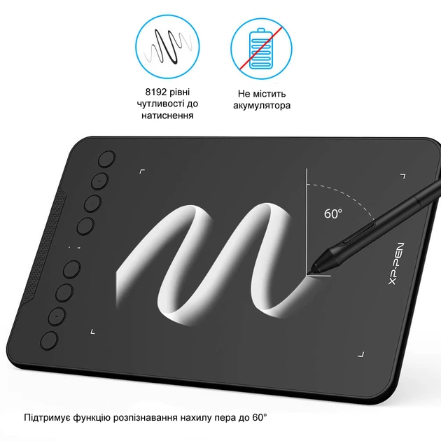 Графічний планшет XP-Pen Deco mini 7W - зображення 2