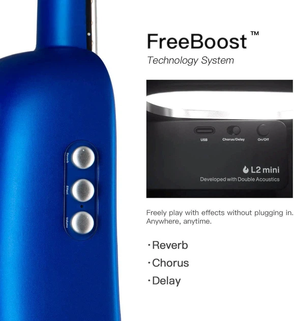 Укулеле с преампом Lava U26 Freeboost Blue - изображение 2