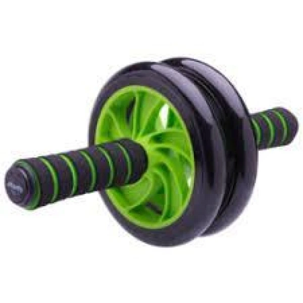 Гимнастическое спортивное фитнес колесо Double wheel Abs health abdomen round | Тренажер-ролик для мышц - изображение 2