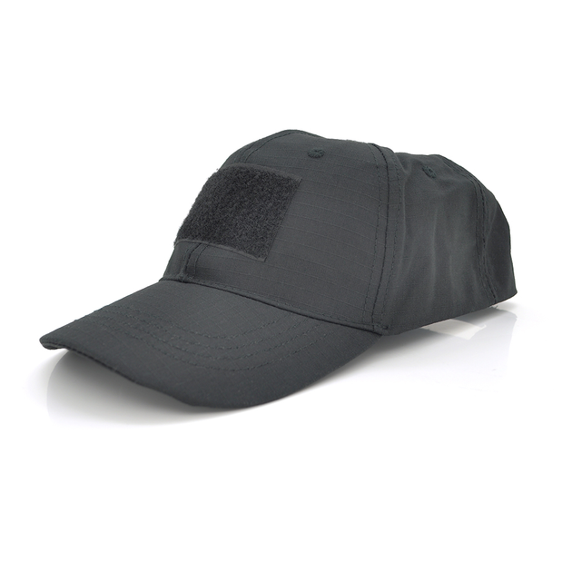 Тактическая кепка с липучками для шевронов, Black Voltronic YT25512 - изображение 1