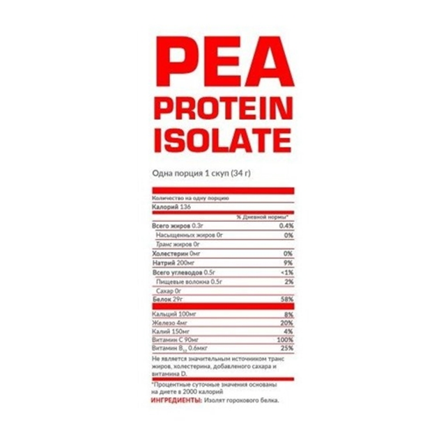 Протеин Nosorog Nutrition Pea Protein 700 g /29 servings/ Toffee – фото ...
